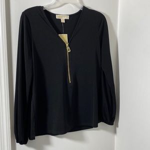 Michael Kors Black Blouse NWT Size small